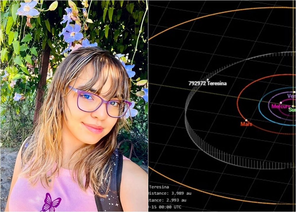 Jovem piauiense descobre asteroides e nomeia um deles em homenagem a Teresina