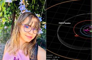 Jovem piauiense descobre asteroides e nomeia um deles em homenagem a Teresina (Foto: Reprodução) Jovem piauiense descobre asteroides e nomeia um deles em homenagem a Teresina (Foto: Reprodução)