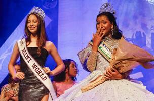 Maria Lia é coroada Rainha da Beleza no Mini Miss Piauí 2025 (Foto: Reprodução) Maria Lia é coroada Rainha da Beleza no Mini Miss Piauí 2025 (Foto: Reprodução)