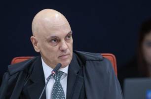 Moraes retoma julgamento no STF e diz: 'defesa não juntou uma prova em 4 meses' (Foto: Reprodução) Moraes retoma julgamento no STF e diz: 'defesa não juntou uma prova em 4 meses' (Foto: Reprodução)