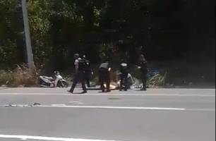 Motociclista é morto com tiro próximo a condomínio de luxo na BR-343, em Teresina (Foto: Reprodução)