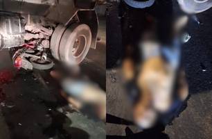 Motociclista morre após colidir contra caminhão na BR-343, em Teresina (Foto: Reprodução) Motociclista morre após colidir contra caminhão na BR-343, em Teresina (Foto: Reprodução)