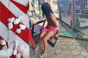 Mulher é presa com invólucros de cocaína em conveniência na zona Sul de Teresina (Foto: Reprodução) Mulher é presa com invólucros de cocaína em conveniência na zona Sul de Teresina (Foto: Reprodução)