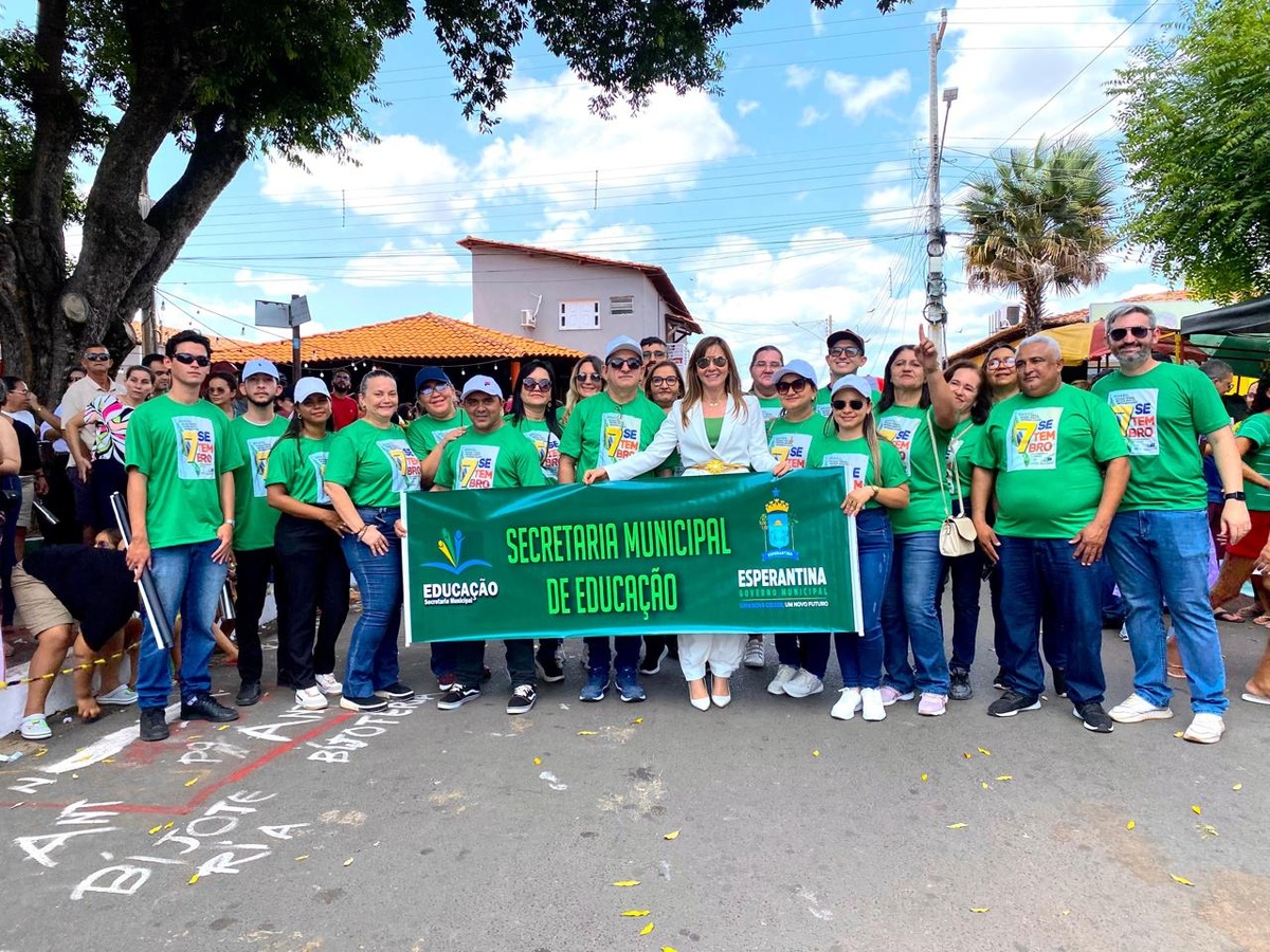 Município de Esperantina celebra 7 de Setembro com grande desfile cívico