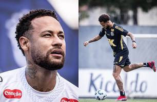 Neymar sofre lesão na coxa e irá desfalcar Santos contra o São Paulo (Foto: Reprodução/Santos FC) Neymar sofre lesão na coxa e irá desfalcar Santos contra o São Paulo (Foto: Reprodução/Santos FC)