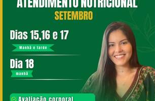 Nutricionista oferece atendimentos em Jurema do Piauí durante mês da saúde (Foto: Reprodução) Nutricionista oferece atendimentos em Jurema do Piauí durante mês da saúde (Foto: Reprodução)