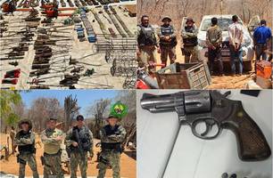 Operação no Piauí apreende armas, resgata animais e aplica R$110 mil em multas (Foto: Reprodução) Operação no Piauí apreende armas, resgata animais e aplica R$110 mil em multas (Foto: Reprodução)