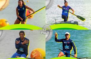 Orgulho: equipe de José de Freitas conquista 16 medalhas no Brasileiro de Canoagem (Foto: Reprodução) Orgulho: equipe de José de Freitas conquista 16 medalhas no Brasileiro de Canoagem (Foto: Reprodução)