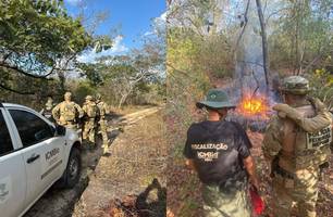 PF e ICMBio intensificam o combate à caça ilegal no Parque Nacional de Sete Cidades no Piauí (Foto: Divulgação/Polícia Federal)