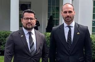 PGR denuncia Eduardo Bolsonaro e Paulo Figueiredo por coação (Foto: BolsonaroSP/X) PGR denuncia Eduardo Bolsonaro e Paulo Figueiredo por coação (Foto: BolsonaroSP/X)