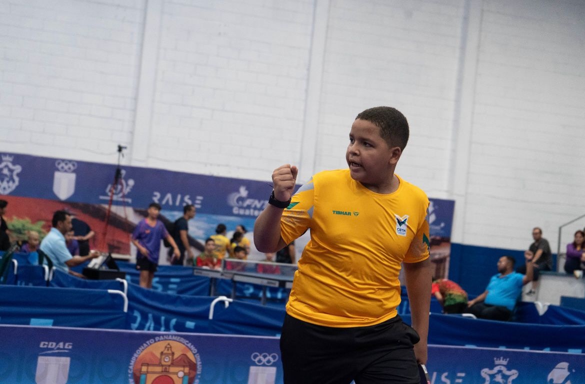 Piauiense brilha e faz Brasil conquistar a prata no Pan-Americano de Tênis de Mesa