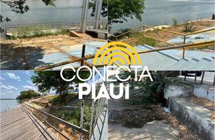 Pier do Iate Clube, em Teresina, sofre com abandono e vira símbolo do descaso (Foto: Reprodução) Pier do Iate Clube, em Teresina, sofre com abandono e vira símbolo do descaso (Foto: Reprodução)