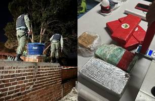 PM apreende mais de 5 kg de drogas em casa abandonada em Cocal da Estação (Foto: Divulgação/PMPI) PM apreende mais de 5 kg de drogas em casa abandonada em Cocal da Estação (Foto: Divulgação/PMPI)