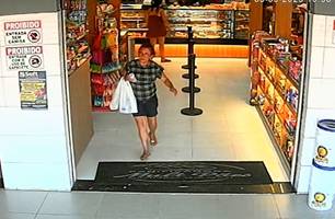 Polícia divulga imagens de suspeita de furtar cofre em Parnaíba (Foto: Reprodução/ Câmeras de Segurança) Polícia divulga imagens de suspeita de furtar cofre em Parnaíba (Foto: Reprodução/ Câmeras de Segurança)