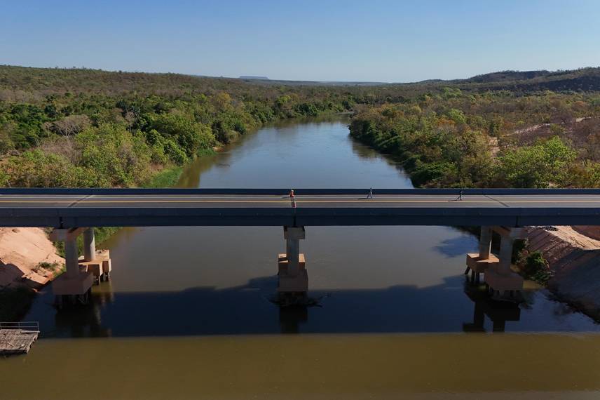 Ponte sobre o rio Parnaíba é inaugurada entre Piauí e Maranhão Ponte sobre o rio Parnaíba é inaugurada entre Piauí e Maranhão