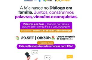 Prefeitura de Bom Jesus promove palestra para famílias de crianças com TEA (Foto: Reprodução) Prefeitura de Bom Jesus promove palestra para famílias de crianças com TEA (Foto: Reprodução)