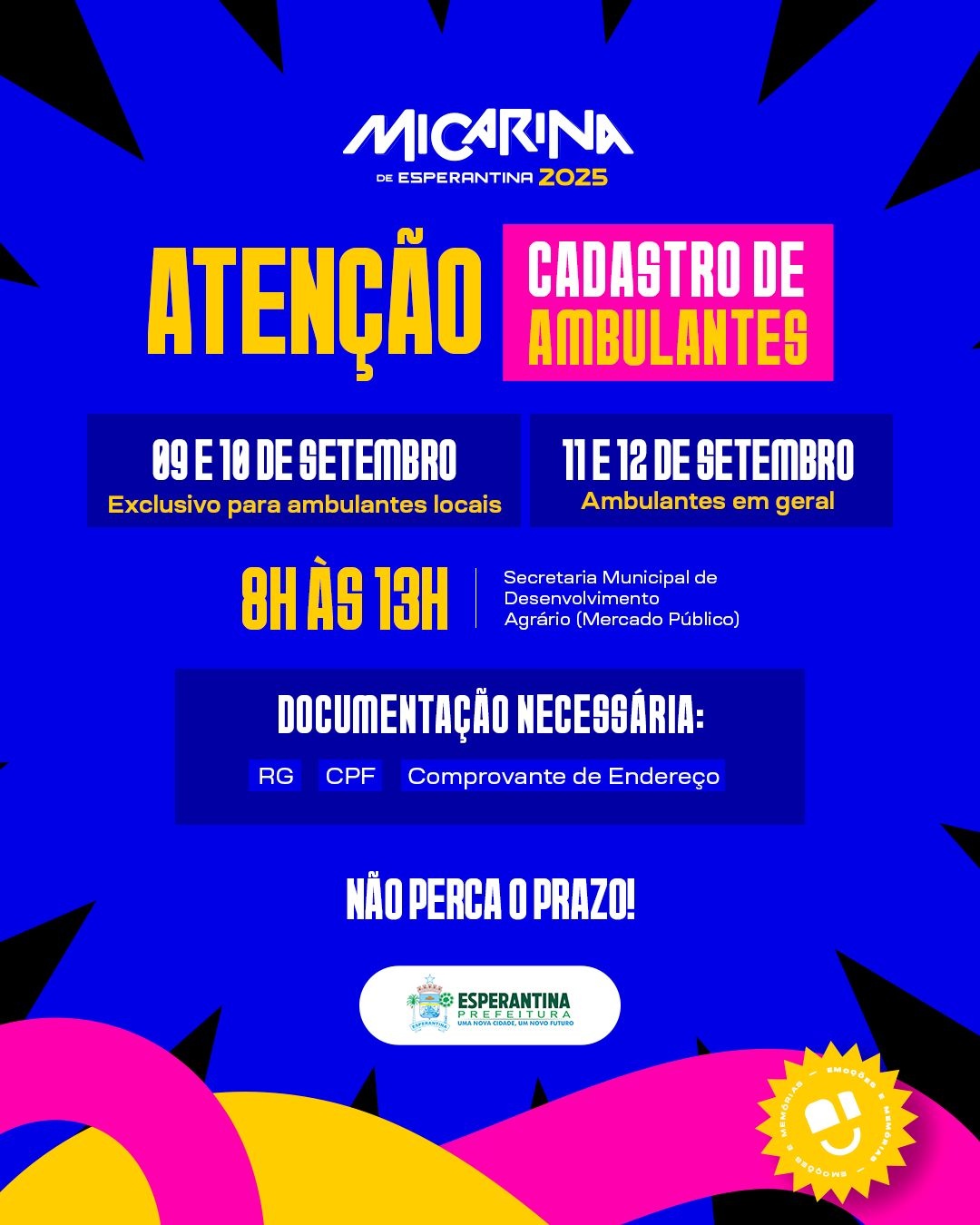 Prefeitura de Esperantina inicia cadastro de ambulantes para a Micarina 2025