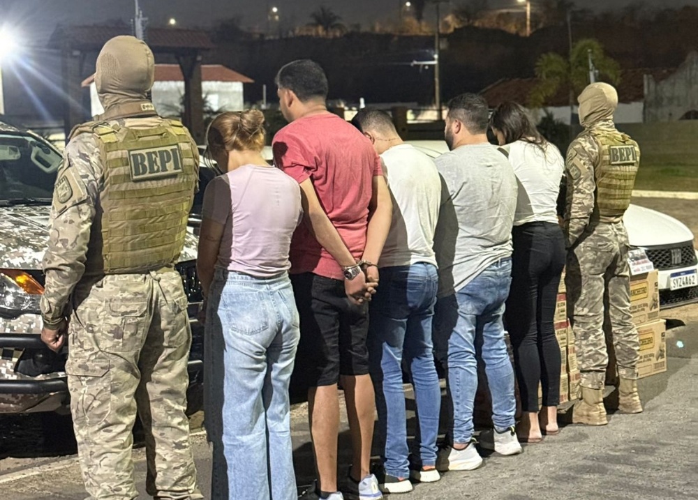 Quadrilha especializada no furto a shoppings e supermercados é presa em Teresina