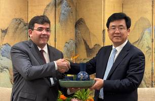 Rafael Fonteles fortalece relações internacionais em missão oficial à China (Foto: Juliana Oliveira) Rafael Fonteles fortalece relações internacionais em missão oficial à China (Foto: Juliana Oliveira)