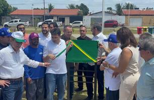 Rafael Fonteles inaugura aeródromo, praça e visita obras em Barras (Foto: Conecta Piauí) Rafael Fonteles inaugura aeródromo, praça e visita obras em Barras (Foto: Conecta Piauí)