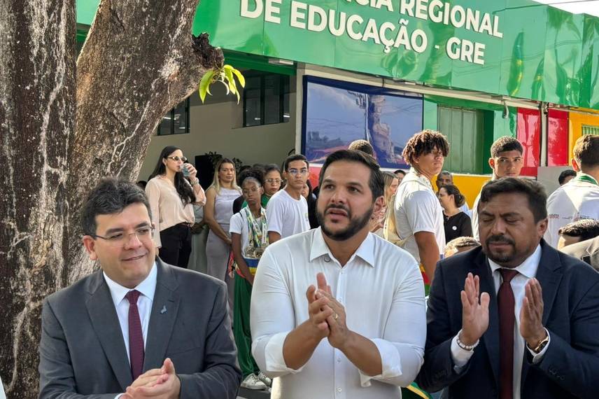 Rafael Fonteles inaugura obras de modernização da Educação na zona Sul de Teresina Rafael Fonteles inaugura obras de modernização da Educação na zona Sul de Teresina