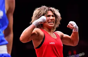 Rebeca Lima é campeã mundial de boxe em Liverpool (Foto: Andy Chubb/World Boxing/Direitos Reservados) Rebeca Lima é campeã mundial de boxe em Liverpool (Foto: Andy Chubb/World Boxing/Direitos Reservados)
