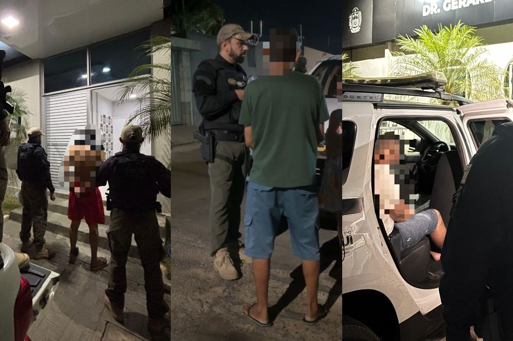 SSP-PI realiza a prisão de três criminosos em diferentes zonas de Teresina