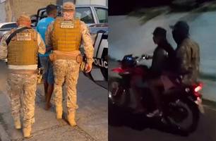 Suspeito de ameaçar rivais em vídeo e balear família é preso em Teresina (Foto: Reprodução) Suspeito de ameaçar rivais em vídeo e balear família é preso em Teresina (Foto: Reprodução)