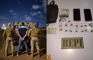 Suspeito preso na zona Norte teria participado de três homicídios (Foto: Reprodução) Suspeito preso na zona Norte teria participado de três homicídios (Foto: Reprodução)