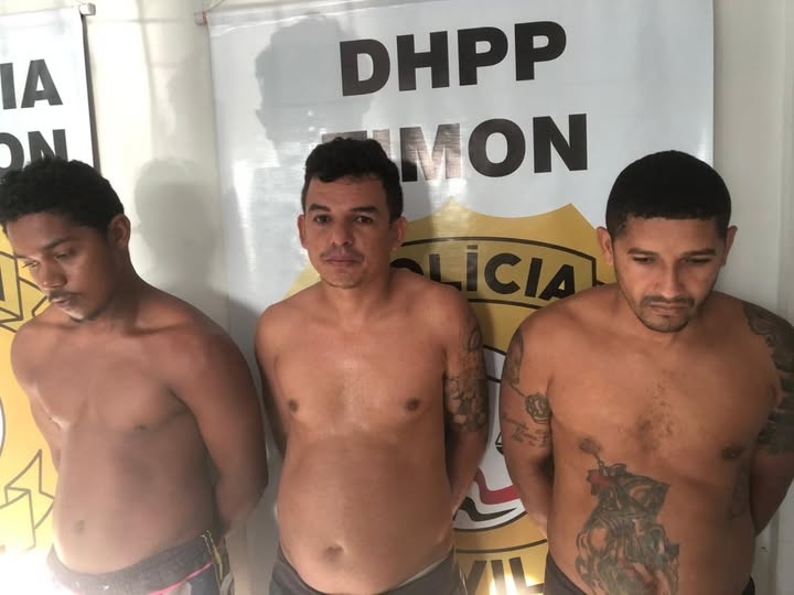 Trio apelidado como “Gostosos do Tráfico” é preso pela segunda vez em Timon