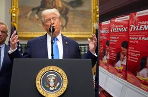 Trump associa uso de paracetamol e vacinas na gestação a risco de autismo (Foto: Reprodução/Internet) Trump associa uso de paracetamol e vacinas na gestação a risco de autismo (Foto: Reprodução/Internet)