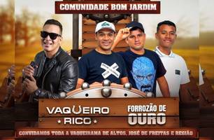 Vaqueiro Rico e Forrozeirão de Ouro animam Cavalgada em Bom Jardim (Foto: Reprodução/Redes sociais) Vaqueiro Rico e Forrozeirão de Ouro animam Cavalgada em Bom Jardim (Foto: Reprodução/Redes sociais)